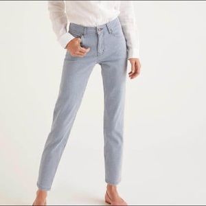 Boden striped jeans size 12 long.